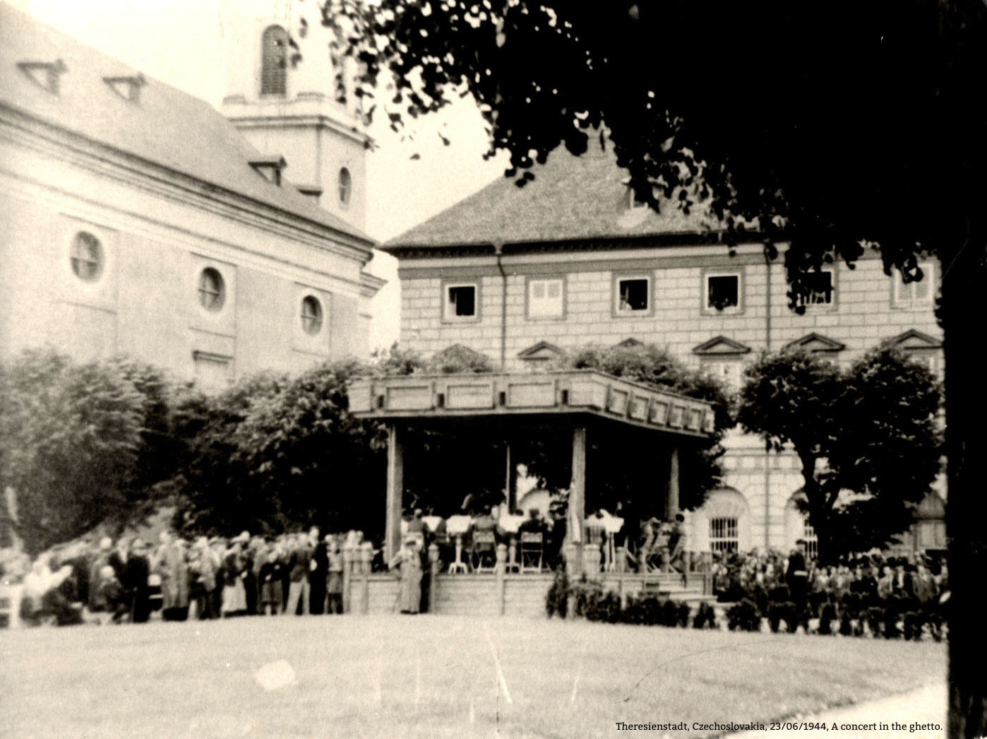 Theresienstadt, Czechoslovakia, 23061944, A concert in the ghetto.