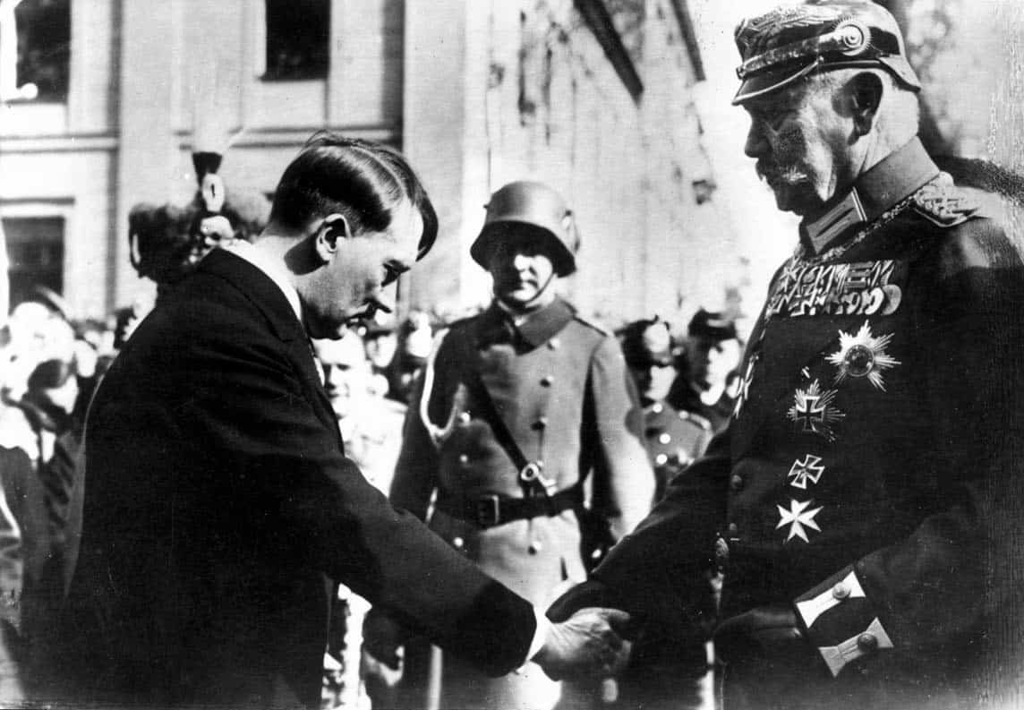 Hindenberg and Hitler